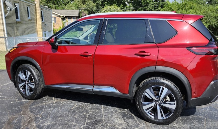 Red 2023 Nissan Rogue SL AWD